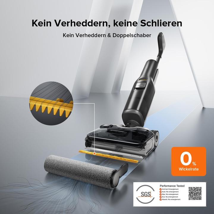 Produktbild Roborock F25 LT Nass Trockensauger,mit KI-unterstützten Rädern,90°C Heisswasser Selbstreinigung,20kPa