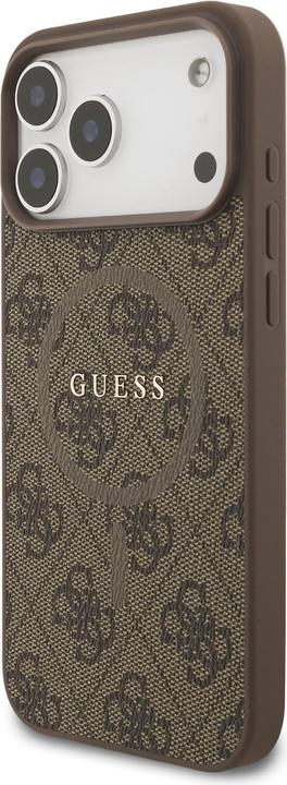 Immagine prodotto Guess - 4G Ring Classic Logo MagSafe (GUHMP17XG4GFRW) - iPhone 17 Pro Max - Brown (Apple iPhone 17 Pro Max)