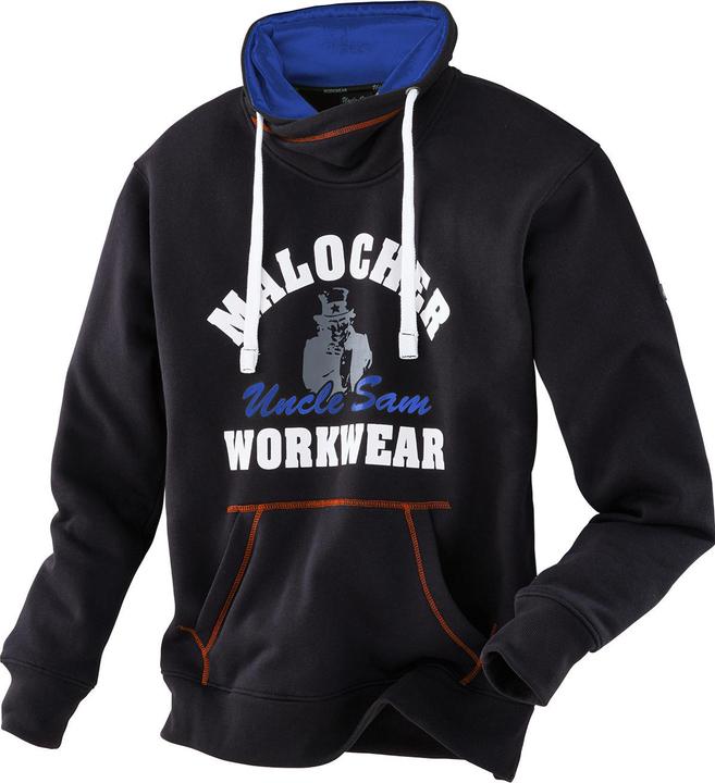 Produktbild Uncle Sam Bekleidung Sweatshirt schwarz/marine/orange (S)