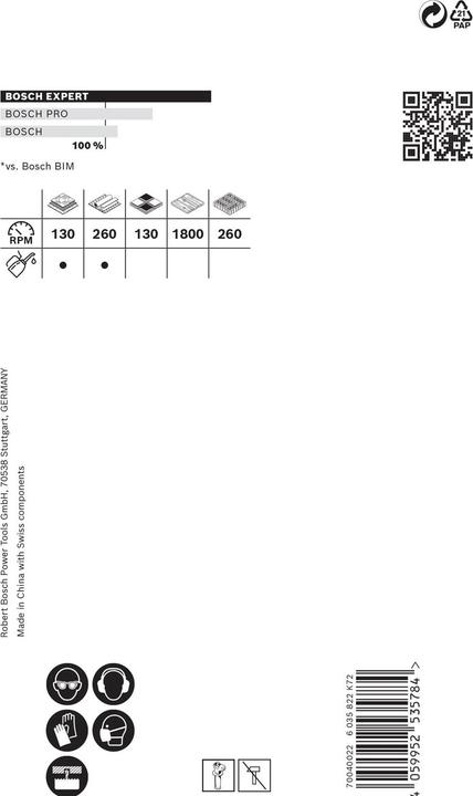 Image du produit Bosch Professional Zubehör Scie cloche EXPERT Tough Material, 67 x 60 mm (67 millimètres)