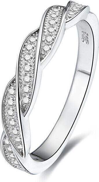 Produktbild Beneto Silver ring with crystals AGG184 - Circuit: 58 mm (L) (58)