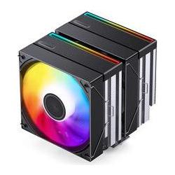 Jonsbo CB80 CPU-Kühler, Dual-Tower, 2 x 120mm, PWM, RGB - schwarz, Dissipatore CPU, Nero