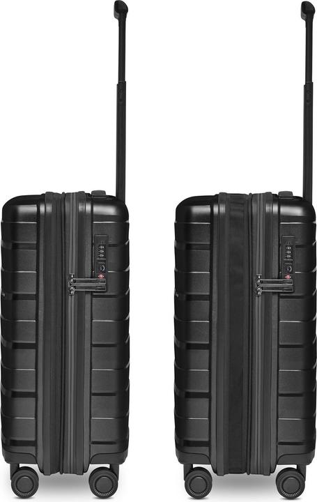 Actual product image Bergpfeil Travel 4-wheel cabin trolley S 55 cm with expansion pleat (44 l)