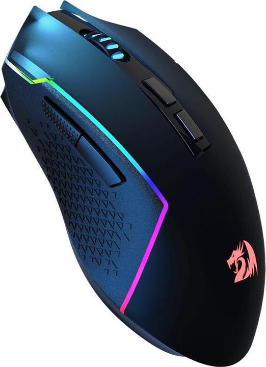 Produktbild Redragon Trident Wireless Bluetooth & Wired Gaming Mouse Black RGB Lighting (Kabelgebunden, Kabellos)
