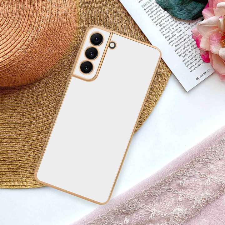 Actual product image Cadorabo Case for Samsung Galaxy S22 in TPU with camera protection LM130 Style (Samsung Galaxy S22+)