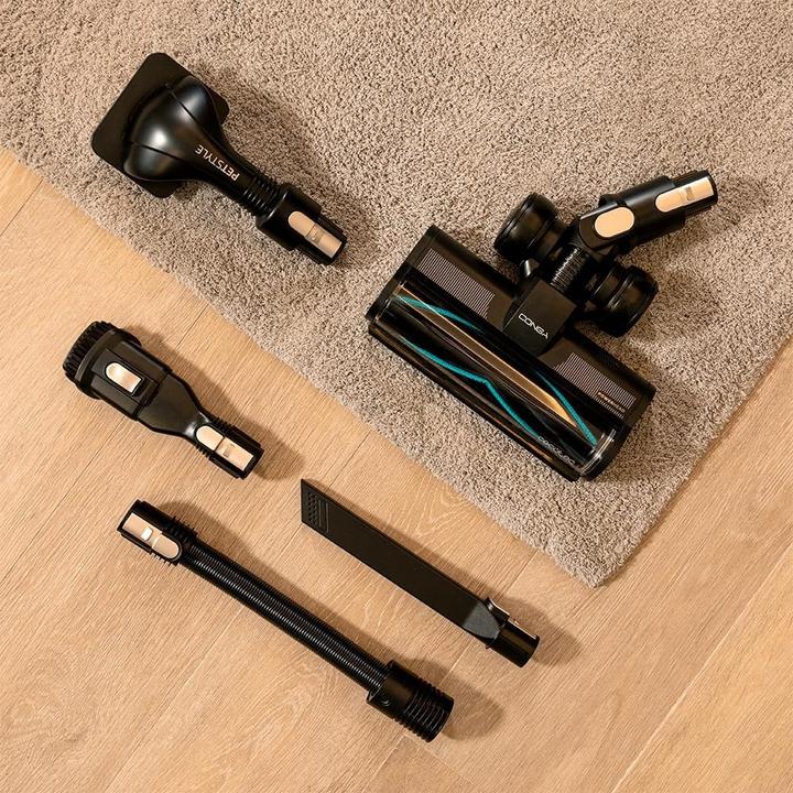 Produktbild Cecotec Drahtloser Staubsauger mit Selbstleerbasis, 220 AW Saugkraft, 90 Min Laufzeit, Anti-Haar-Bürste