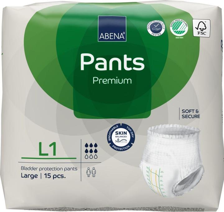 Image du produit Abena Premium L1 vert (15 x, Large)