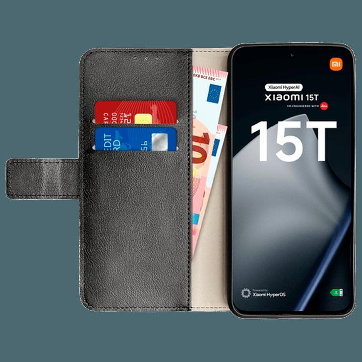 Produktbild Just in Case PU-Leder Book Hülle Schwarz Xiaomi 15T/15T Pro (Xiaomi 15T, Xiaomi 15T Pro)