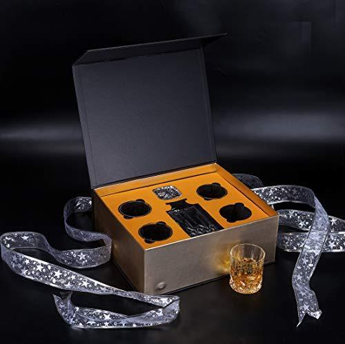 Actual product image Kanars 5 piece whiskey decanter set