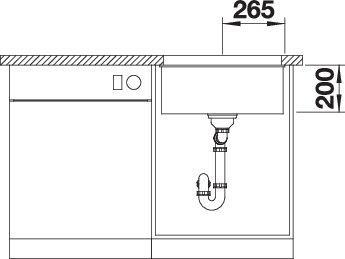 Produktbild Blanco ETAGON 500-U (Spülbecken Zubehör, 53 cm, 46 cm)