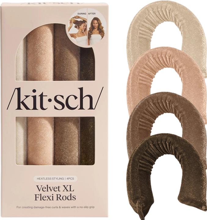 Immagine prodotto Kitsch Lockenwickler Velvet Flexi Stäbe Eukalyptus 4er Set