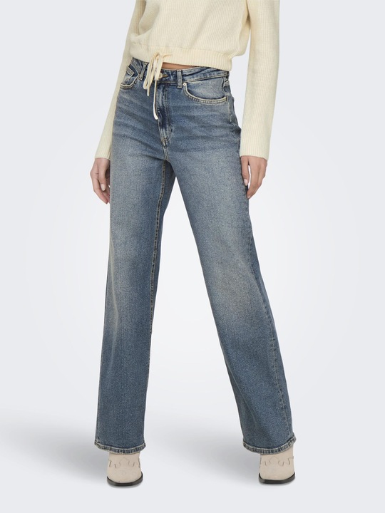 Produktbild Only ONLJUICY Hohe Taille Weiter Beinschnitt Jeans Jeans mit weitem Bein (27)