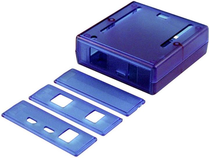 Actual product image Hammond 1593 LEON-BL - Housing for Arduino Leonardo blue