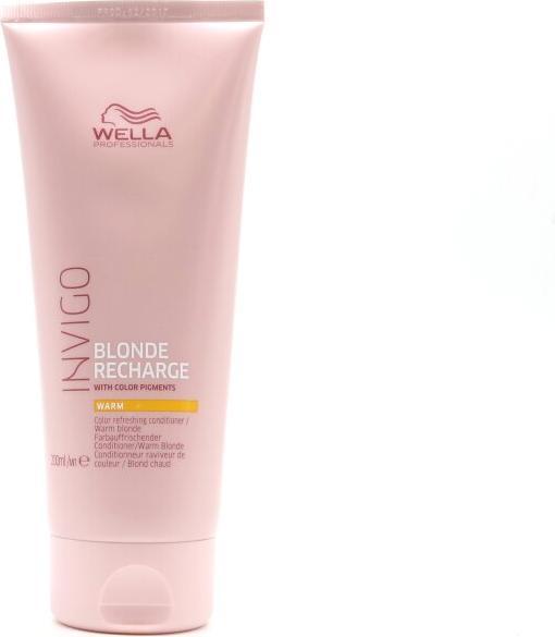 Actual product image Wella Invigo Recharge - Color Refreshing Conditioner Warm Blonde (200 ml)