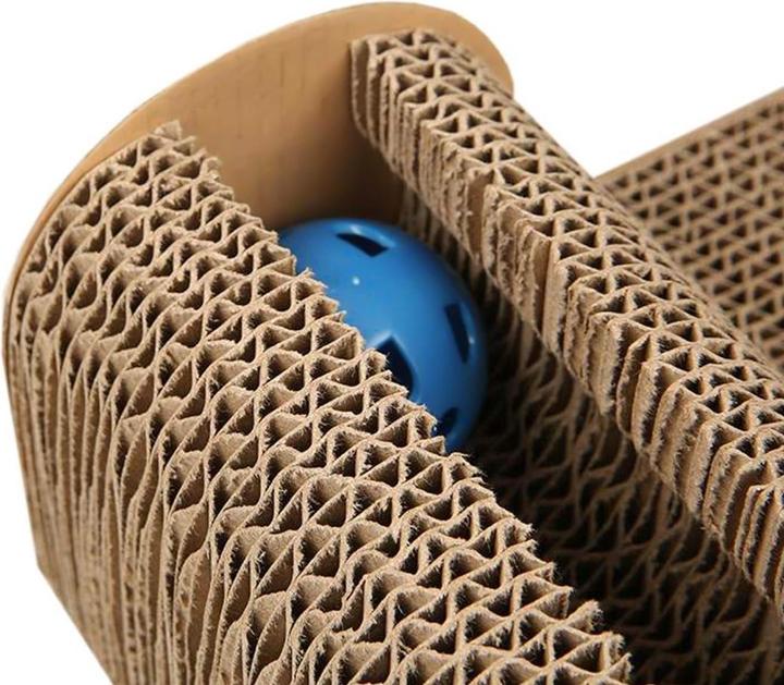 Actual product image Intirilife Cat scratching board 45.5 x 24.5 x 10.5cm (Cat scratching toy)