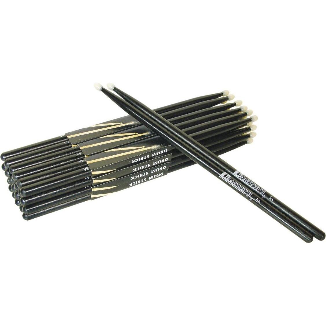 Dimavery Bacchette DDS-5A (Batteria), Bacchette + mazze, Nero