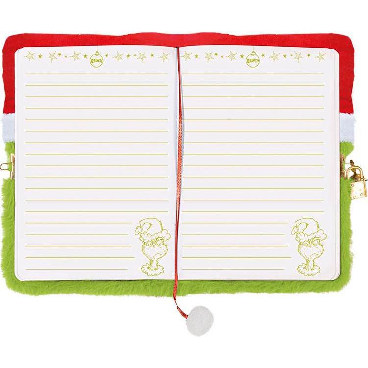 Thumbnail - Totum, Heft + Block, Fluffy Notizbuch Grinch (21 x 14 cm)