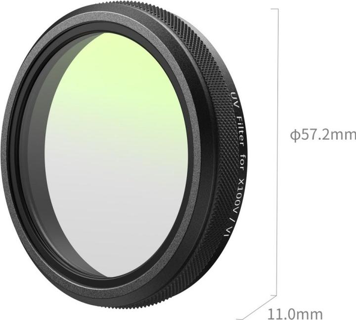 Actual product image SmallRig 5852 UV Filter for FUJIFILM X100VI / X100V (Black) (49 mm, UV filter)