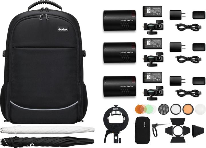 Produktbild Godox 3-Light Kit AD100PRO, 100W (Godox)