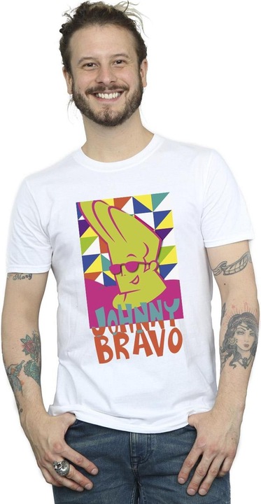 Produktbild Johnny Bravo Multi Triangles Pop Art TShirt (L)