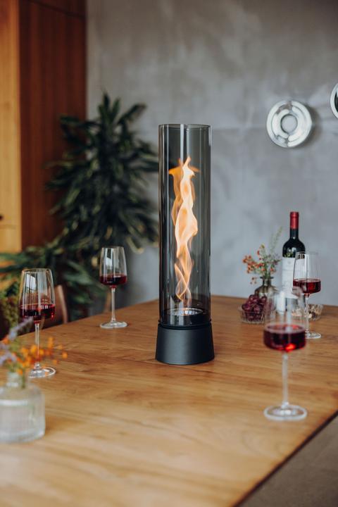 Actual product image Höfats SPIN air 1200 all black Tabletop Fireplace (13.80 cm)