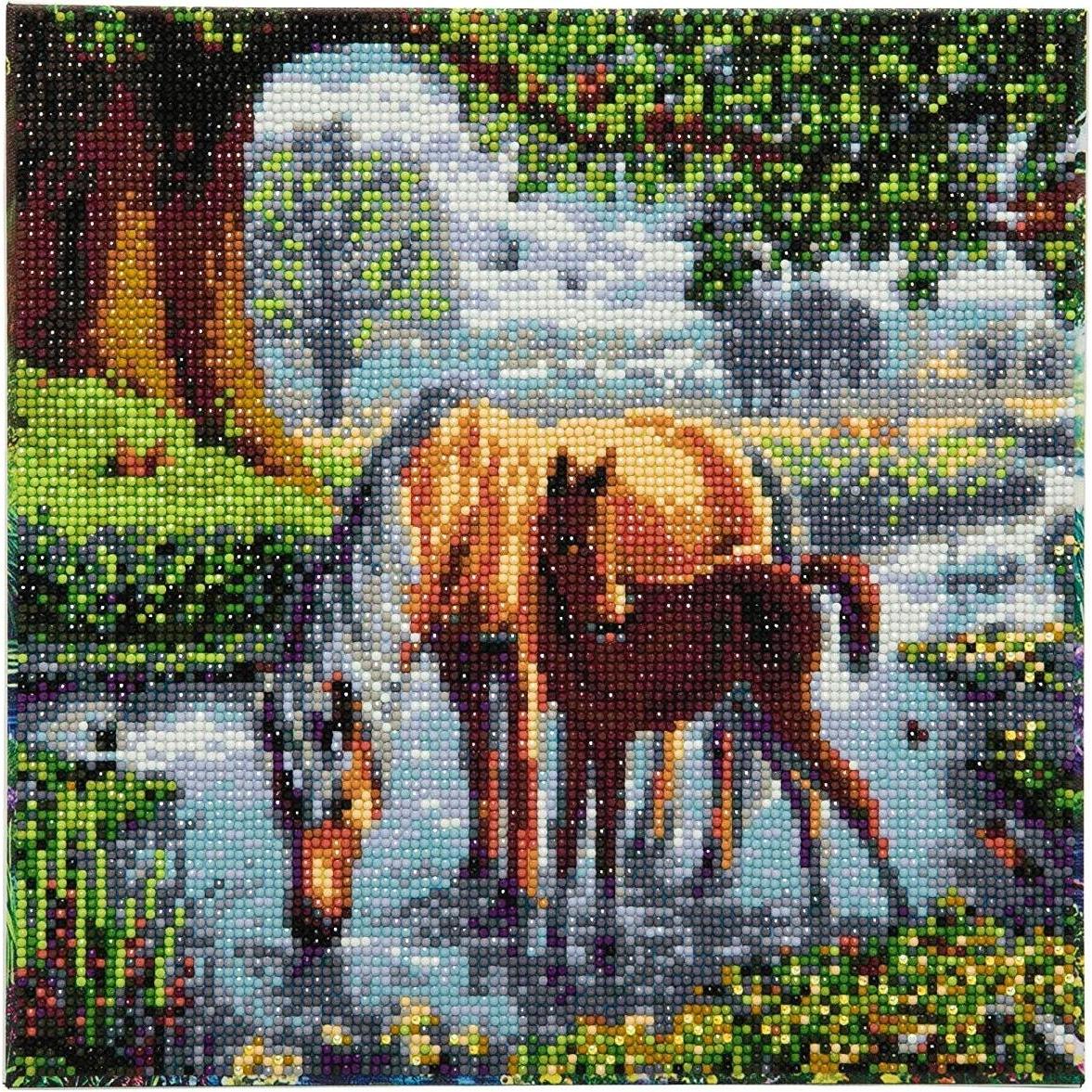 Craft Buddy Fell Ponies, 30x30cm Crystal Art Kit