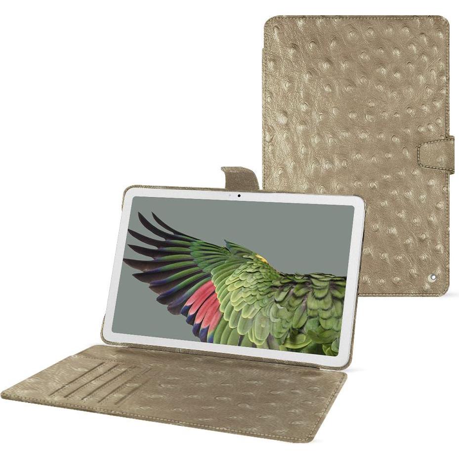 Noreve Lederschutzhülle Google Pixel Tablet (Google Pixel Tablet), Tablet Hülle, Beige