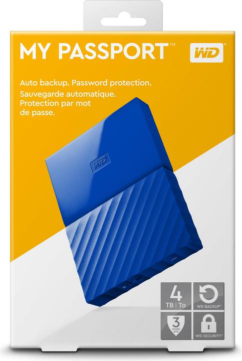 Actual product image WD My Passport (4 TB)