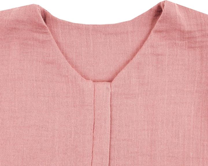 Actual product image Julius Zöllner Jumper muslin sleeping bag, Dusty Rose (92 cm)