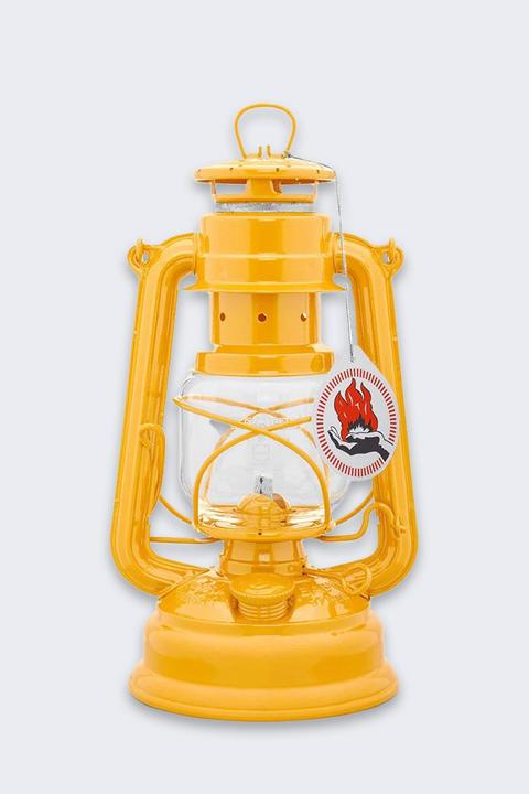 Actual product image Feuerhand Storm lantern 276 signal yellow