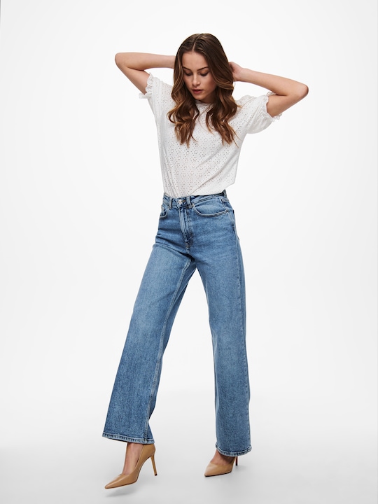 Actual product image Only ONLJuicy Life Wide High Waist Jeans (W32/L32)