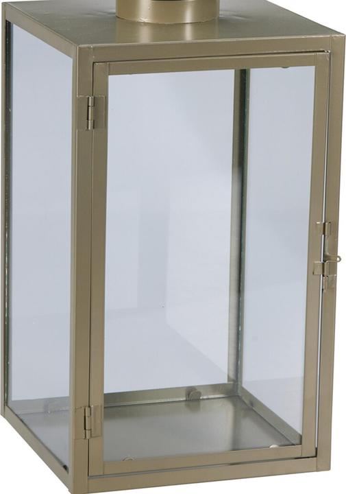 Produktbild Mojawo 2tlg Metall Laternen Set Olivegrün Gartenlaterne Windlicht ca.H34/47cm