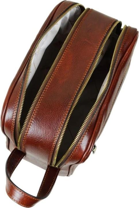 Image du produit Only-Bags.Store Trousse de toilette en cuir italien
