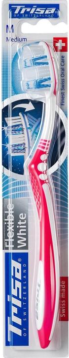 Actual product image Trisa Flexible White Toothbrush medium (Medium, 1 x)