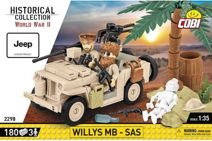 Actual product image Cobi H.C. WWII Willys MB SAS 180T