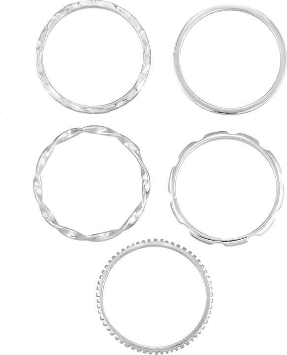 Image du produit Elli Basic Ring, set de bagues (56, Argent 925)