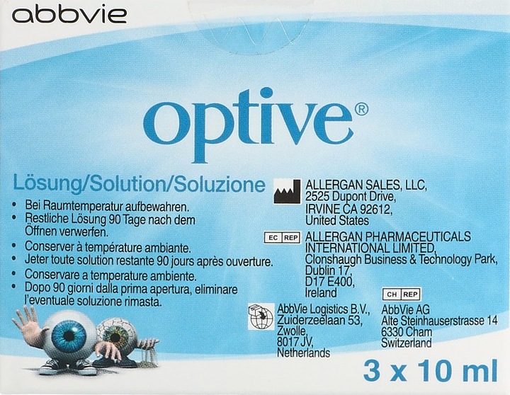 Produktbild Optive Augen-Pflegetropfen Gtt Opht (30 ml, Optive Augenpflegetropfen)