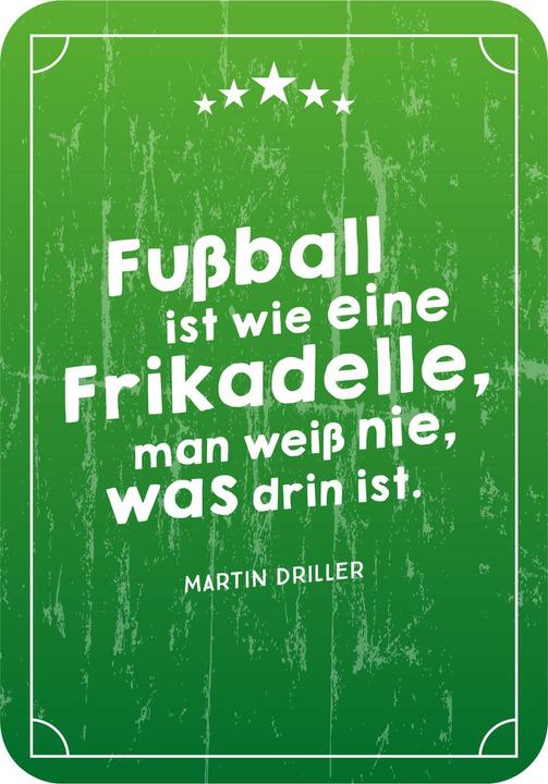 Produktbild Buch Die besten ever Fussballsprüche (Deutsch, 2024)