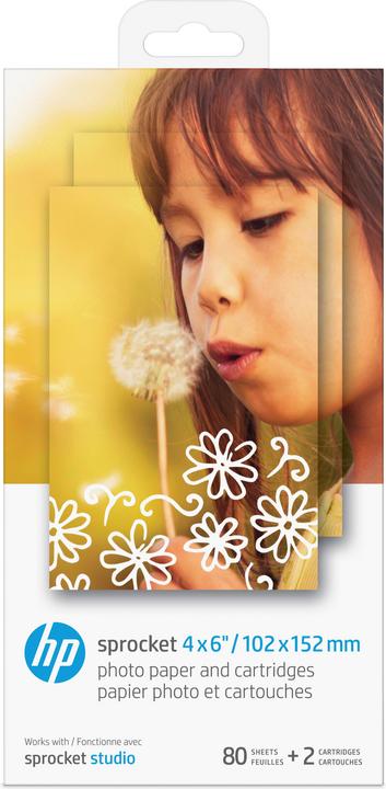 Immagine prodotto HP Sprocket Studio Fotopapier (240 g/m², 10 x 15 cm, 80 x)