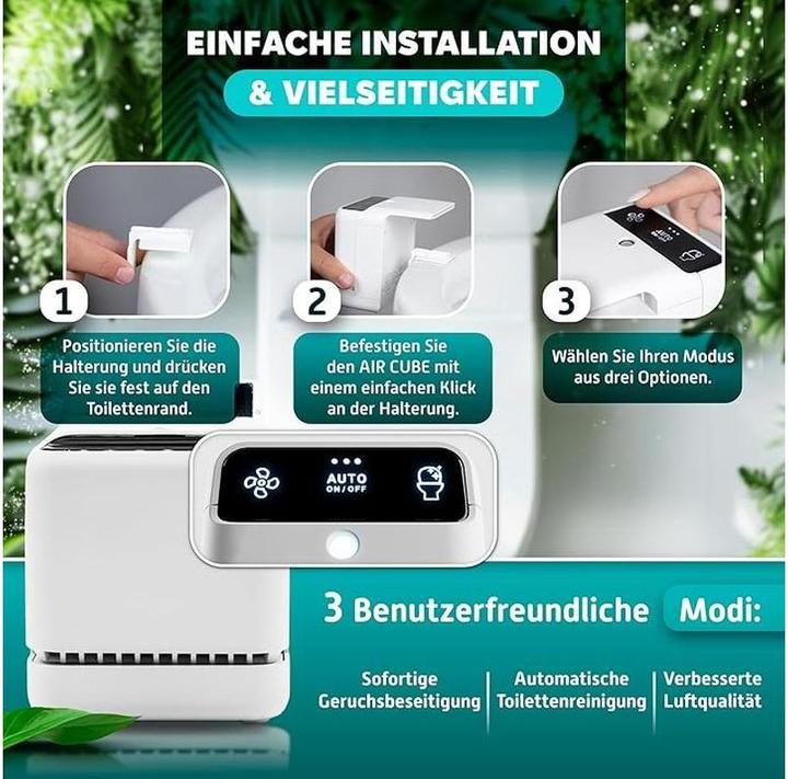 Actual product image Bellaria BellariaTech Air and toilet cleaner Air Cube V2 White, material