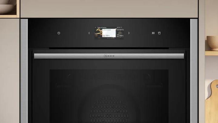 Actual product image Neff N 90, Built-in oven with added steam function, 60 x 60 cm, Stainless steel, B64VS31N0