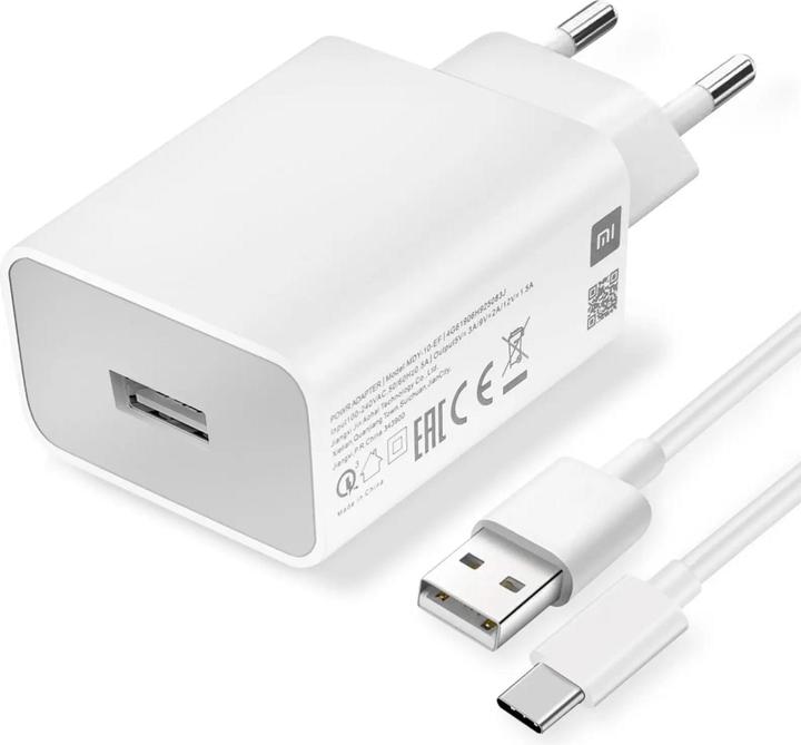Image du produit Xiaomi Chargeur USB + câble USB-C (18 W, 1 portion)