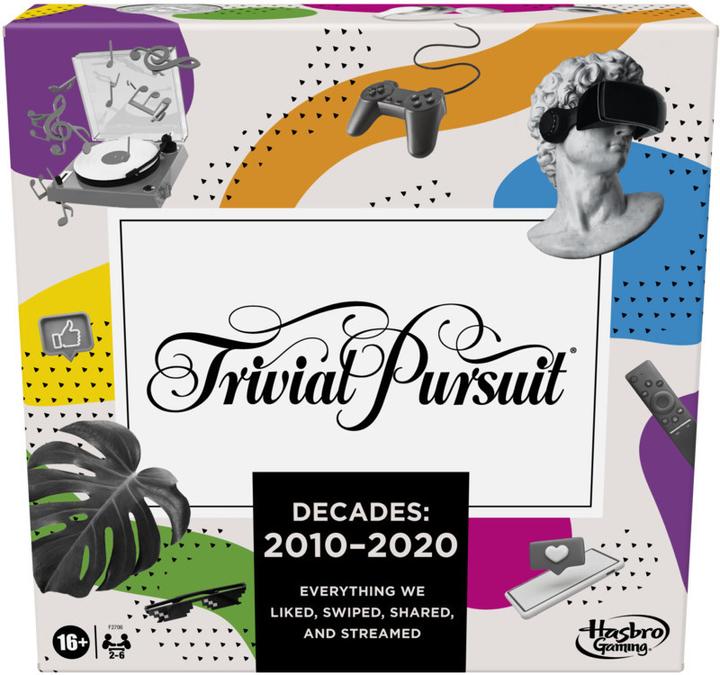 Hasbro Gaming Trivial Pursuit Decades 2010 to 2020 Board game Trivia (Finnisch)