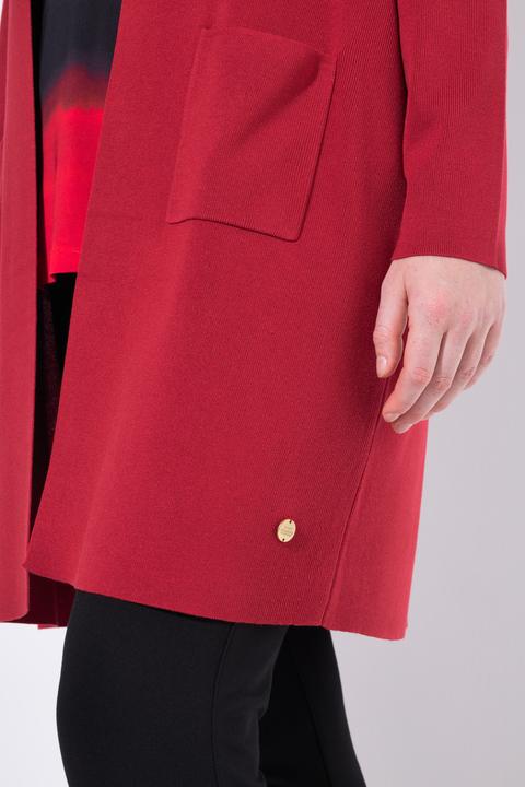 Image du produit Ulla Popken Cardigan coupe ouverte et longue, en maille fine et douce (46, 48)