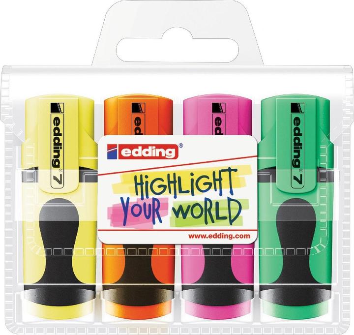 Productafbeelding Edding Markeerstift 7 Mini Set van 4 (4x)
