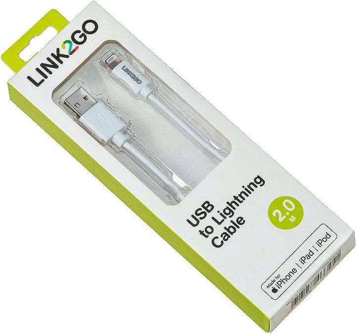 Produktbild Link2Go USB A — Lightining (2 m, USB 3.2 Gen 1)