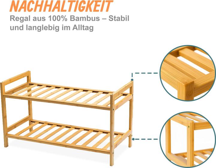 Produktbild Relaxdays Schuhregal (69 x 27 x 40 cm)