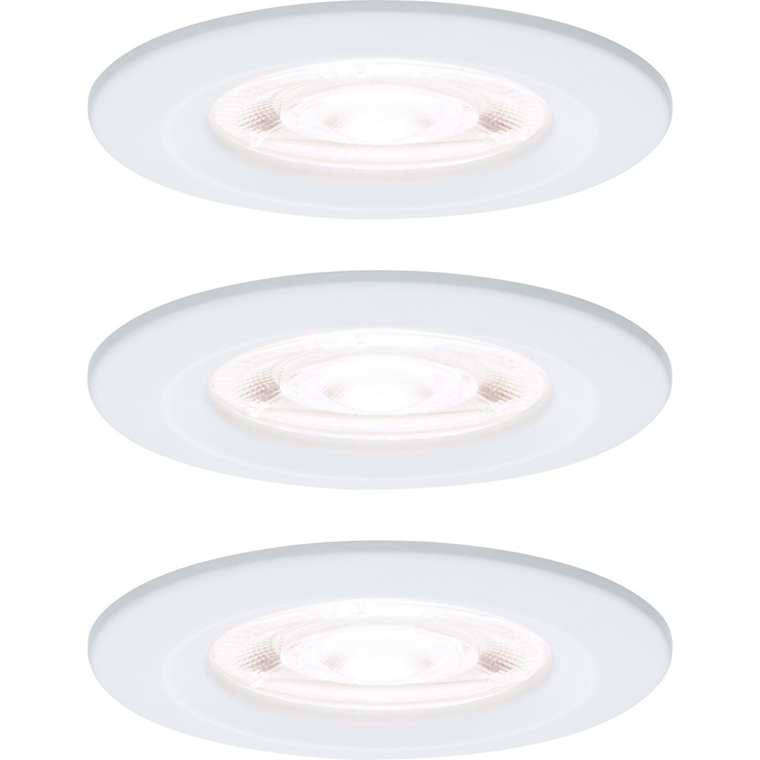 Paulmann, Applique + Plafoniera, 92337 Nova LED-Einbauleuchte GU10 4.9 W Weiss (matt) (550 lm, GU10)