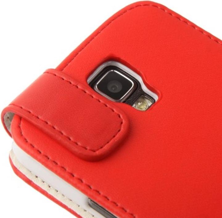 Actual product image König Design Protective cover Flip case for mobile Samsung Galaxy S4 Active GT I9295 Red (Samsung Galaxy S4 Active)