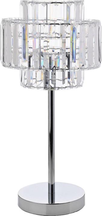 Actual product image Hestia Table Lamp With Crystal Effect Shade 17.5